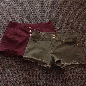 2 pairs of refuge shorts 💕